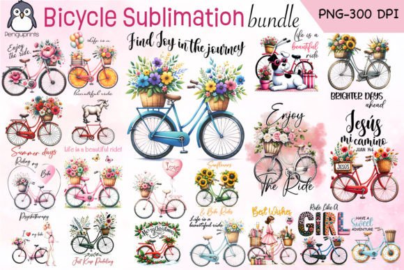 Bicycle Sublimation Bundle for Crafts