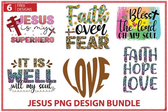 FREE Jesus Png Sublimation Bundle for Crafts