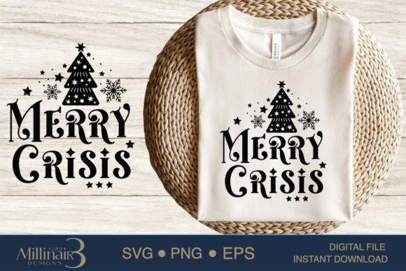Merry Crisis Christmas SVG PGN Sublimati & Crafts