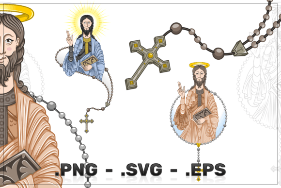 Santiago Apostle with Rosary