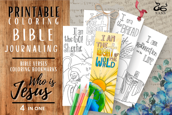 Scripture Coloring Bookmarks 225