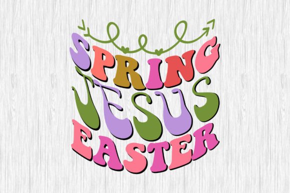Spring Jesus Easter Retro Easter Crafts
