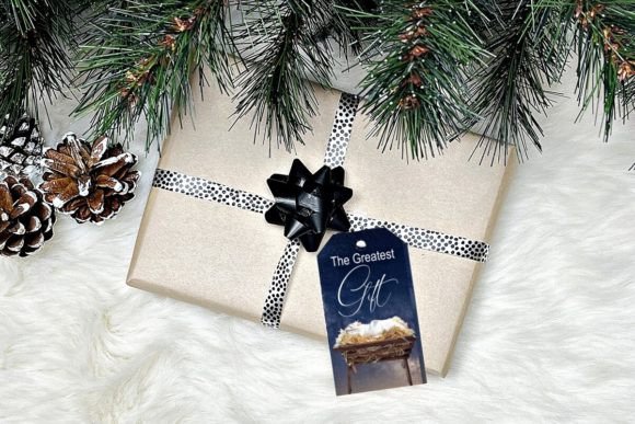 The Greatest Gift - Christmas Gift Tag and Print Templates